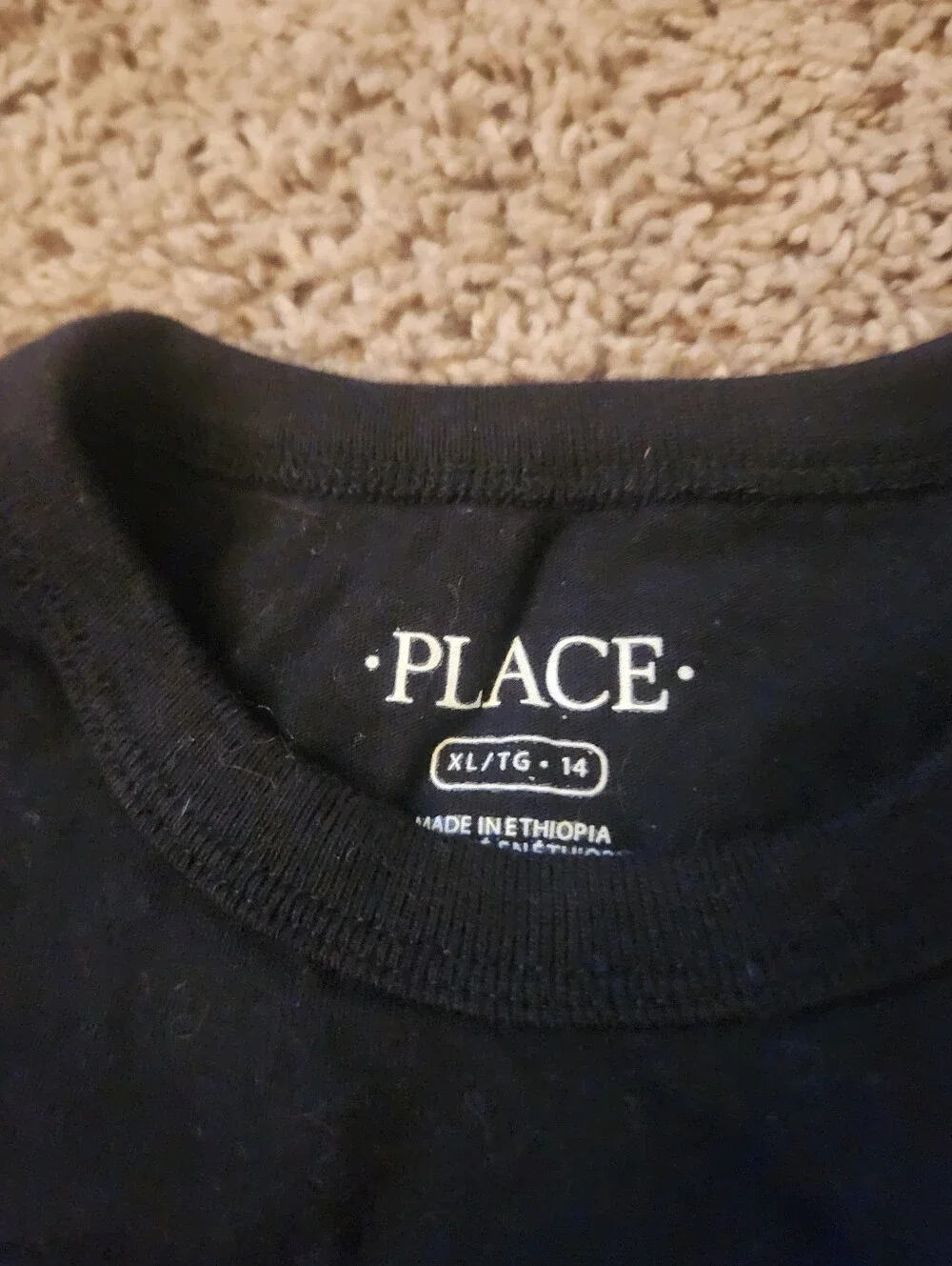 The Childrens Place Kids Multi-Color T-Shirt Lot 7 XL, XXL